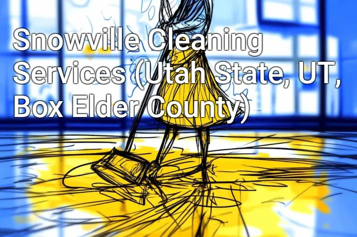 Snowville Cleaning Services (Utah State, UT, Box Elder County)