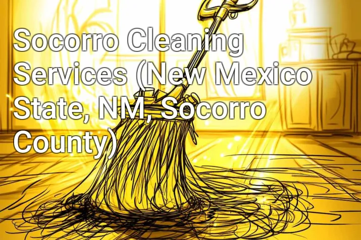 Socorro Cleaning Services (New Mexico State, NM, Socorro County)