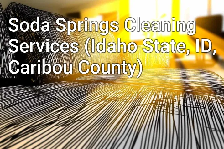 Soda Springs Cleaning Services (Idaho State, ID, Caribou County)