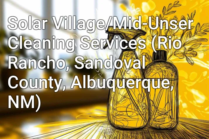 Solar Village/Mid-Unser Cleaning Services (Rio Rancho, Sandoval County, Albuquerque, NM)