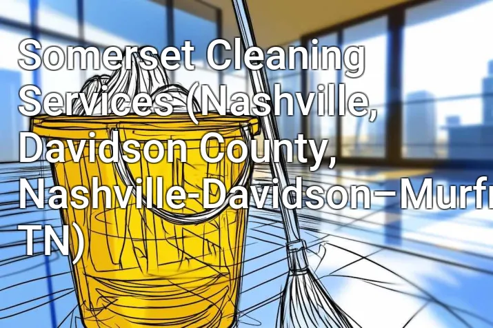 Somerset Cleaning Services (Nashville, Davidson County, Nashville-Davidson–Murfreesboro–Franklin, TN)