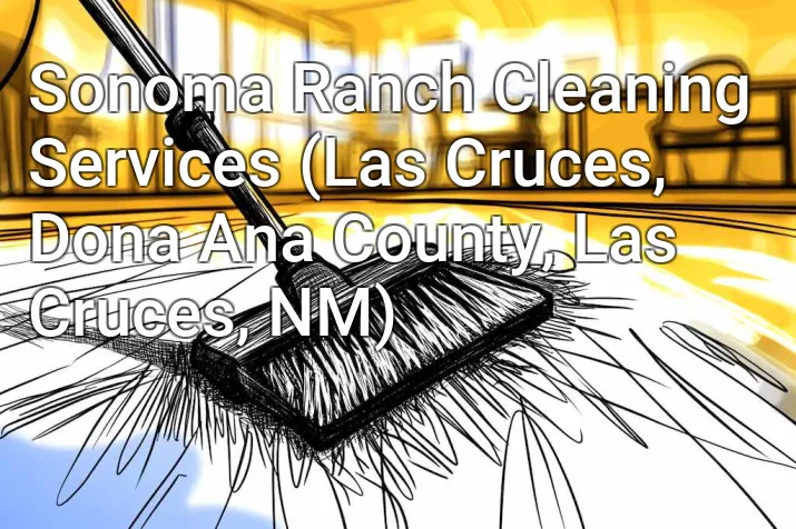 Sonoma Ranch Cleaning Services (Las Cruces, Dona Ana County, Las Cruces, NM)