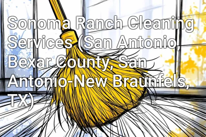 Sonoma Ranch Cleaning Services (San Antonio, Bexar County, San Antonio-New Braunfels, TX)