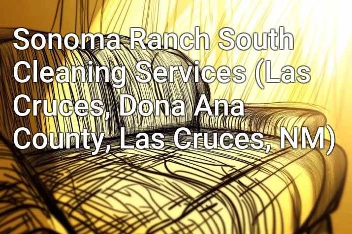 Sonoma Ranch South Cleaning Services (Las Cruces, Dona Ana County, Las Cruces, NM)