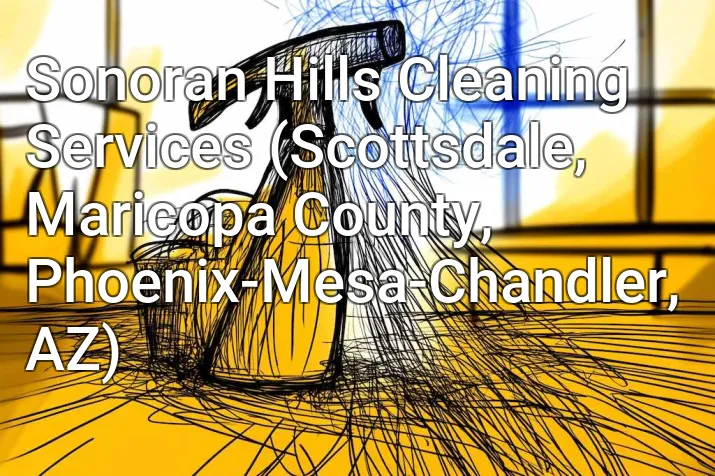 Sonoran Hills Cleaning Services (Scottsdale, Maricopa County, Phoenix-Mesa-Chandler, AZ)