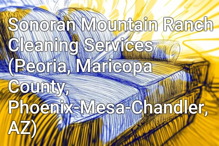Sonoran Mountain Ranch Cleaning Services (Peoria, Maricopa County, Phoenix-Mesa-Chandler, AZ)