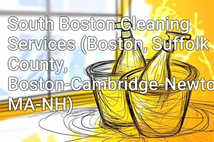 South Boston Cleaning Services (Boston, Suffolk County, Boston-Cambridge-Newton, MA-NH)