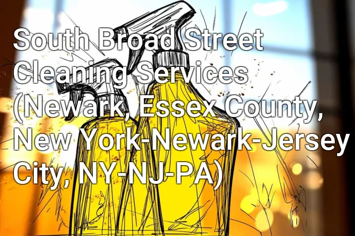 South Broad Street Cleaning Services (Newark, Essex County, New York-Newark-Jersey City, NY-NJ-PA)