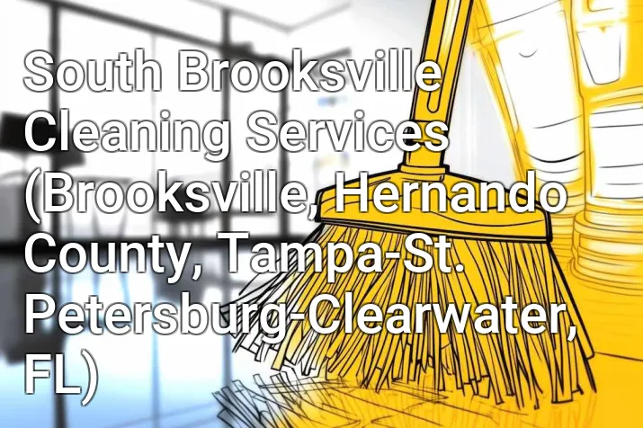 South Brooksville Cleaning Services (Brooksville, Hernando County, Tampa-St. Petersburg-Clearwater, FL)