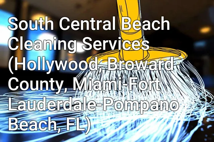 South Central Beach Cleaning Services (Hollywood, Broward County, Miami-Fort Lauderdale-Pompano Beach, FL)