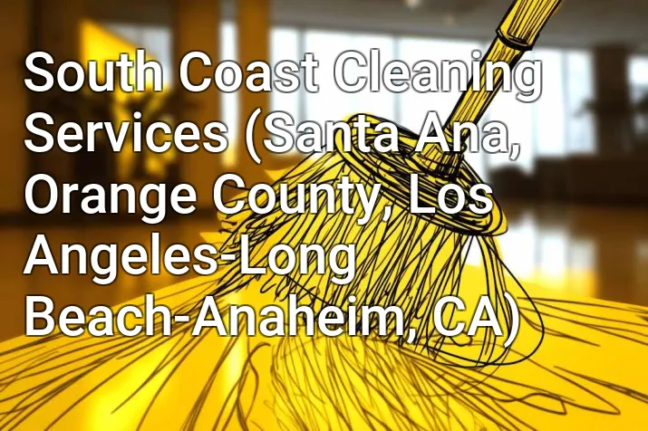 South Coast Cleaning Services (Santa Ana, Orange County, Los Angeles-Long Beach-Anaheim, CA)