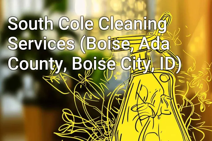 South Cole Cleaning Services (Boise, Ada County, Boise City, ID)