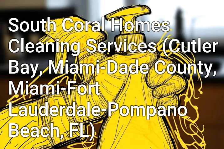 South Coral Homes Cleaning Services (Cutler Bay, Miami-Dade County, Miami-Fort Lauderdale-Pompano Beach, FL)
