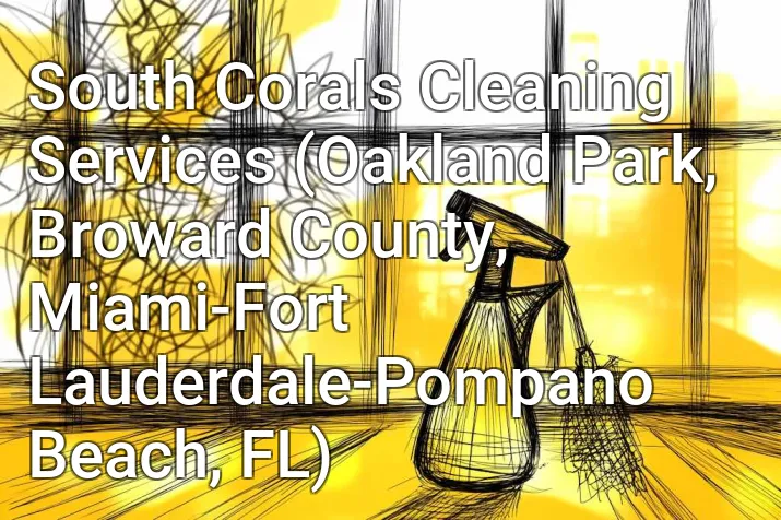 South Corals Cleaning Services (Oakland Park, Broward County, Miami-Fort Lauderdale-Pompano Beach, FL)