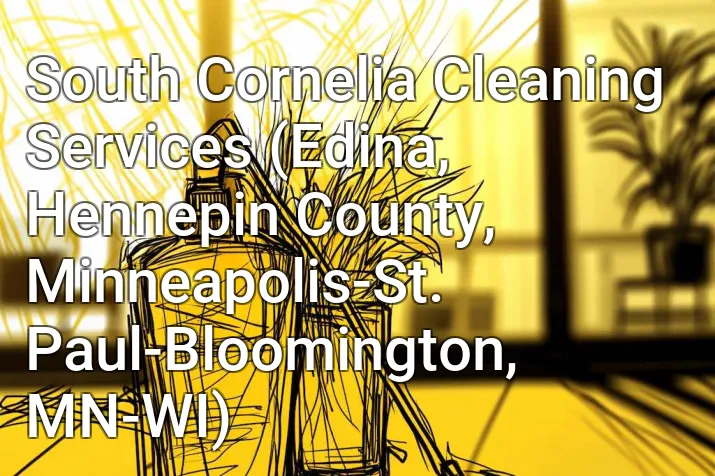 South Cornelia Cleaning Services (Edina, Hennepin County, Minneapolis-St. Paul-Bloomington, MN-WI)