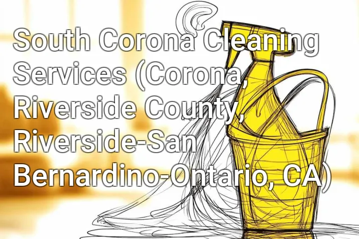 South Corona Cleaning Services (Corona, Riverside County, Riverside-San Bernardino-Ontario, CA)