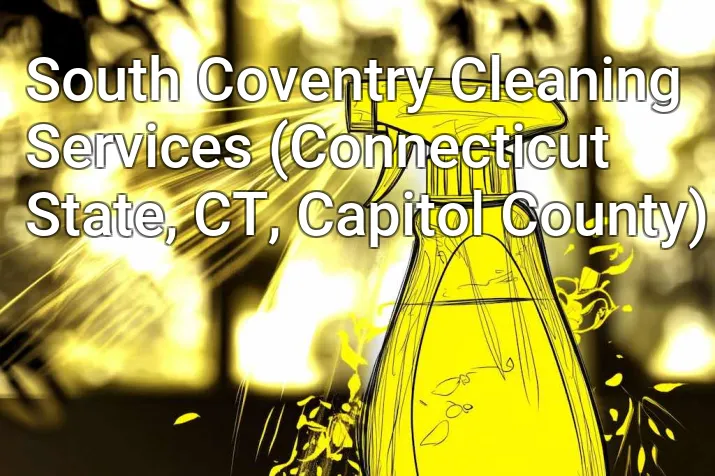 South Coventry Cleaning Services (Connecticut State, CT, Capitol County)