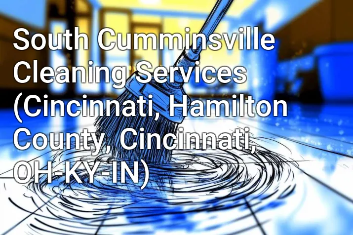 South Cumminsville Cleaning Services (Cincinnati, Hamilton County, Cincinnati, OH-KY-IN)