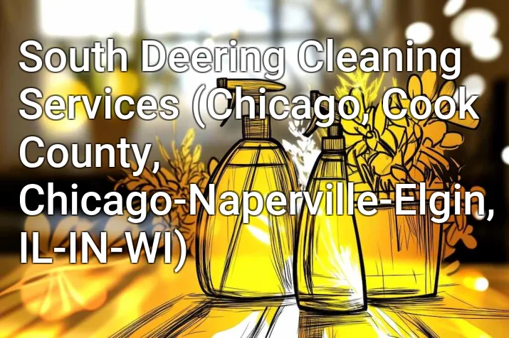 South Deering Cleaning Services (Chicago, Cook County, Chicago-Naperville-Elgin, IL-IN-WI)