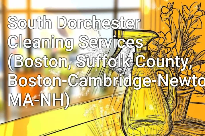 South Dorchester Cleaning Services (Boston, Suffolk County, Boston-Cambridge-Newton, MA-NH)