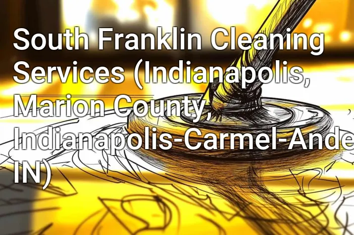 South Franklin Cleaning Services (Indianapolis, Marion County, Indianapolis-Carmel-Anderson, IN)
