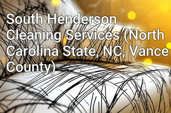 South Henderson Cleaning Services (North Carolina State, NC, Vance County)