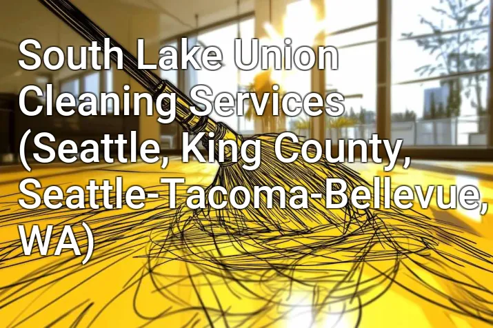South Lake Union Cleaning Services (Seattle, King County, Seattle-Tacoma-Bellevue, WA)