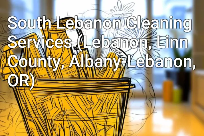 South Lebanon Cleaning Services (Lebanon, Linn County, Albany-Lebanon, OR)