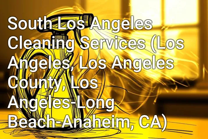 South Los Angeles Cleaning Services (Los Angeles, Los Angeles County, Los Angeles-Long Beach-Anaheim, CA)