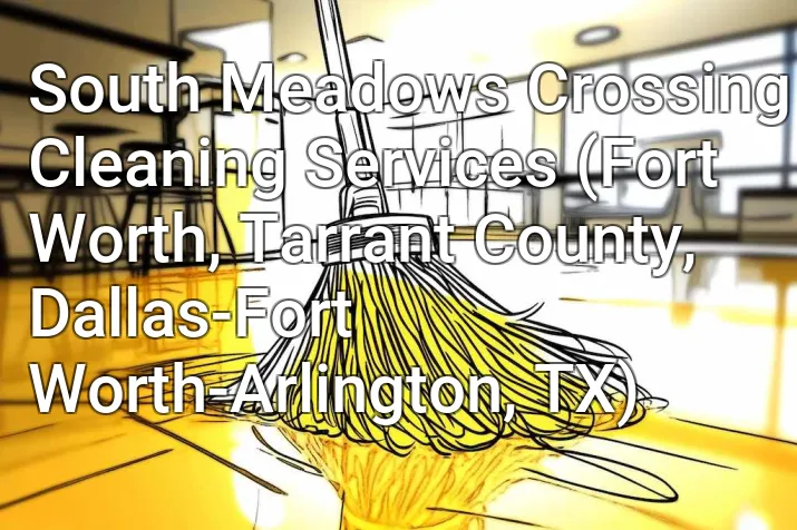 South Meadows Crossing Cleaning Services (Fort Worth, Tarrant County, Dallas-Fort Worth-Arlington, TX)