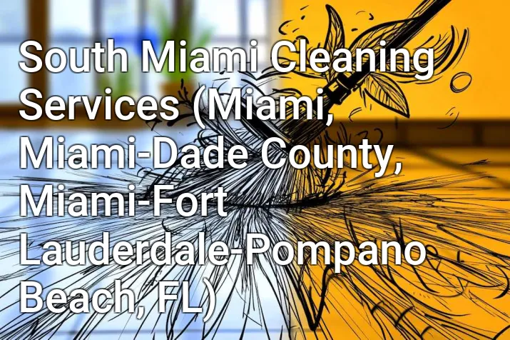 South Miami Cleaning Services (Miami, Miami-Dade County, Miami-Fort Lauderdale-Pompano Beach, FL)