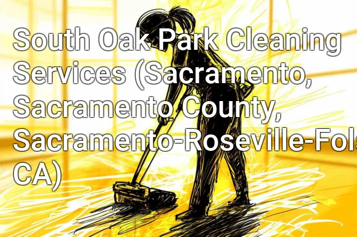 South Oak Park Cleaning Services (Sacramento, Sacramento County, Sacramento-Roseville-Folsom, CA)