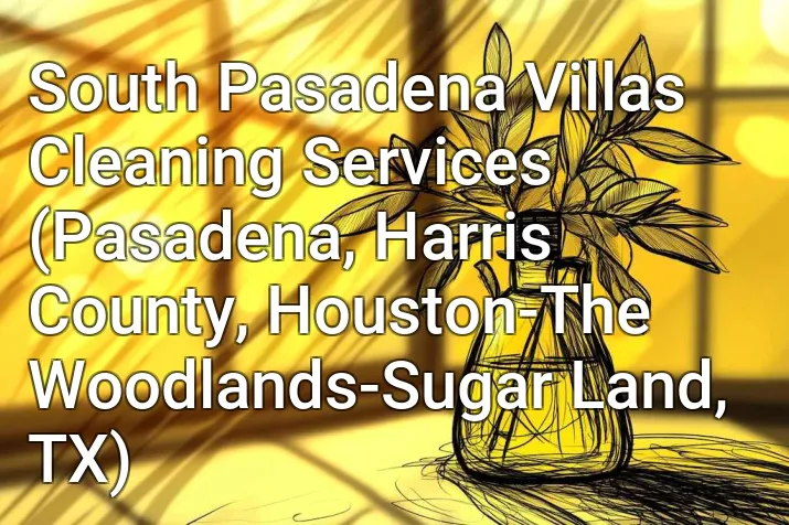 South Pasadena Villas Cleaning Services (Pasadena, Harris County, Houston-The Woodlands-Sugar Land, TX)