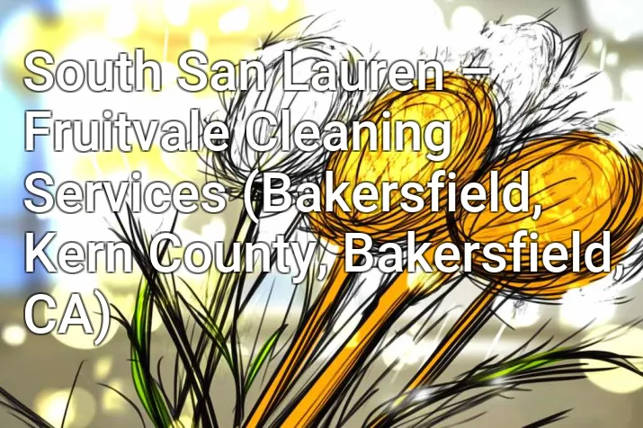 South San Lauren – Fruitvale Cleaning Services (Bakersfield, Kern County, Bakersfield, CA)