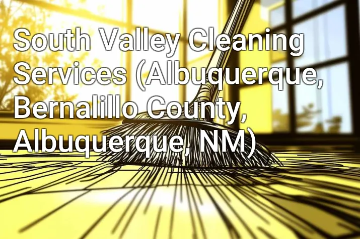 South Valley Cleaning Services (Albuquerque, Bernalillo County, Albuquerque, NM)