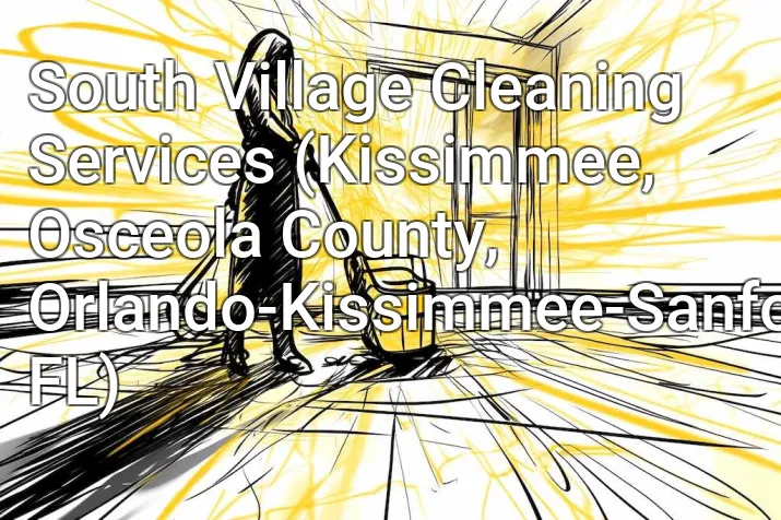 South Village Cleaning Services (Kissimmee, Osceola County, Orlando-Kissimmee-Sanford, FL)