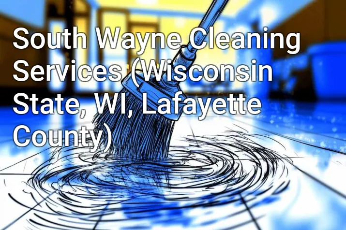 South Wayne Cleaning Services (Wisconsin State, WI, Lafayette County)