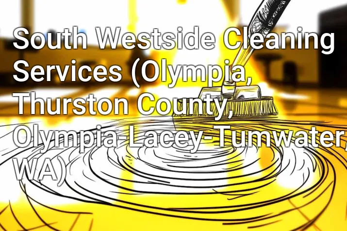 South Westside Cleaning Services (Olympia, Thurston County, Olympia-Lacey-Tumwater, WA)