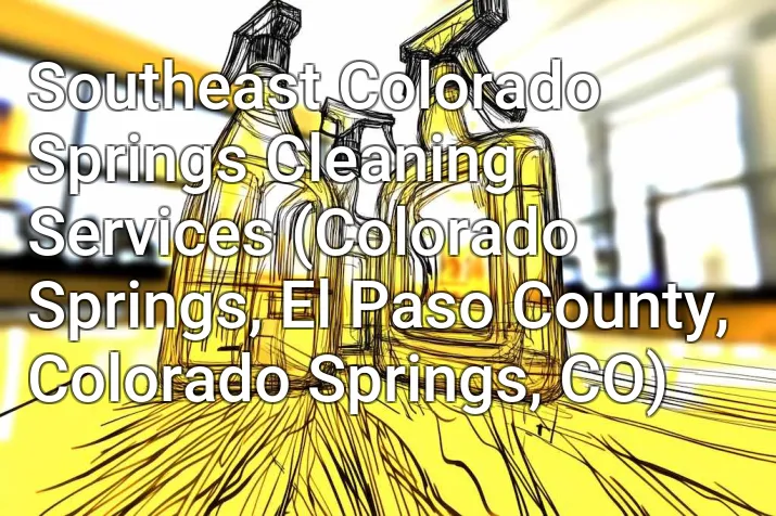 Southeast Colorado Springs Cleaning Services (Colorado Springs, El Paso County, Colorado Springs, CO)