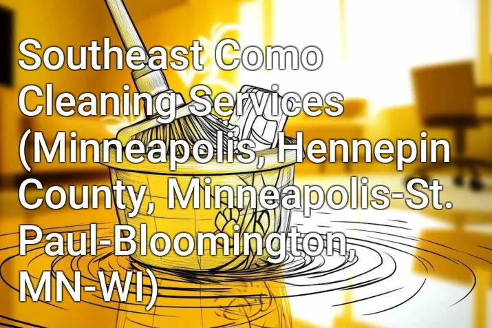 Southeast Como Cleaning Services (Minneapolis, Hennepin County, Minneapolis-St. Paul-Bloomington, MN-WI)