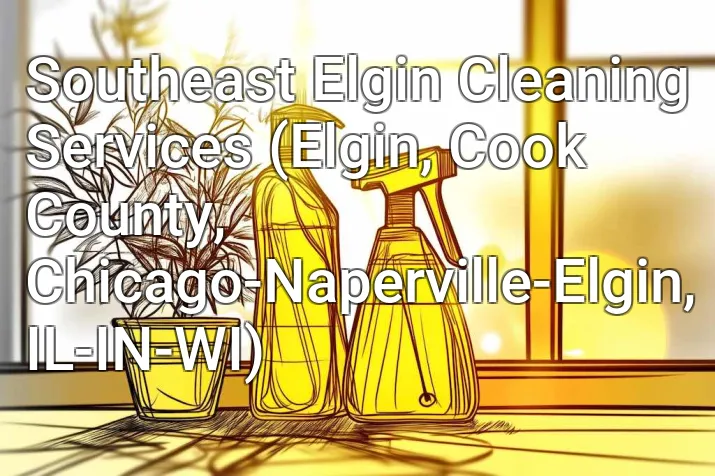 Southeast Elgin Cleaning Services (Elgin, Cook County, Chicago-Naperville-Elgin, IL-IN-WI)