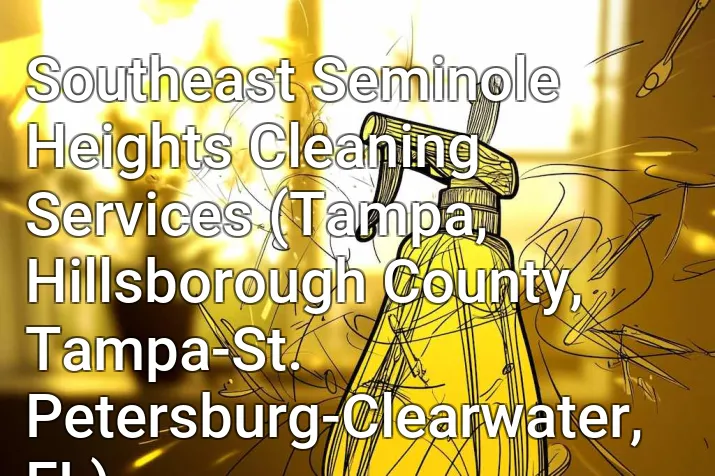 Southeast Seminole Heights Cleaning Services (Tampa, Hillsborough County, Tampa-St. Petersburg-Clearwater, FL)