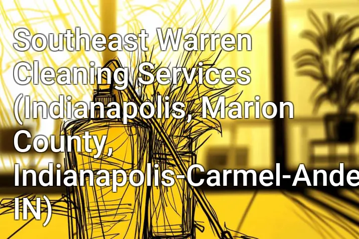 Southeast Warren Cleaning Services (Indianapolis, Marion County, Indianapolis-Carmel-Anderson, IN)