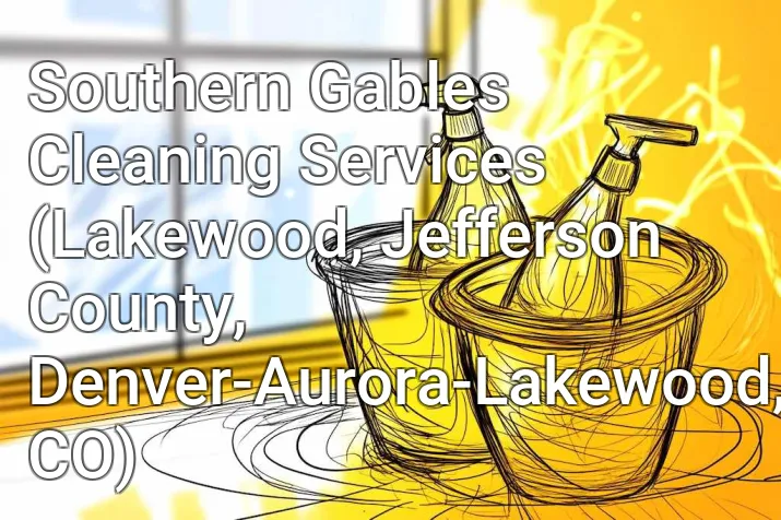 Southern Gables Cleaning Services (Lakewood, Jefferson County, Denver-Aurora-Lakewood, CO)