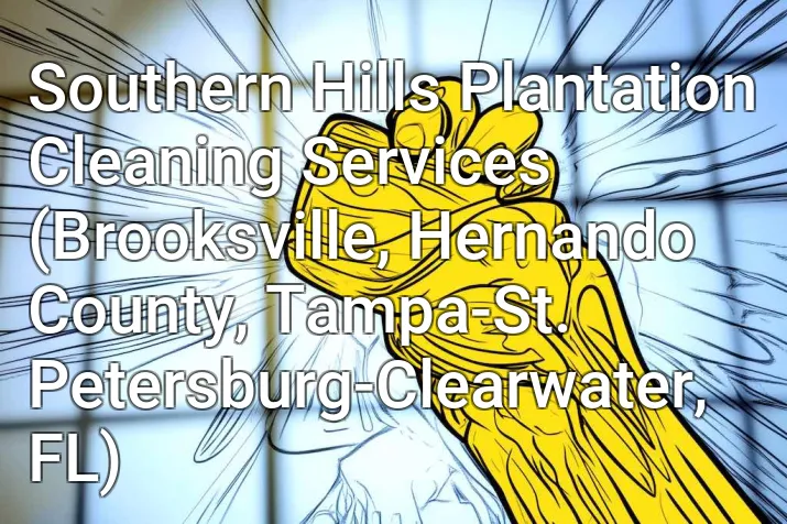Southern Hills Plantation Cleaning Services (Brooksville, Hernando County, Tampa-St. Petersburg-Clearwater, FL)
