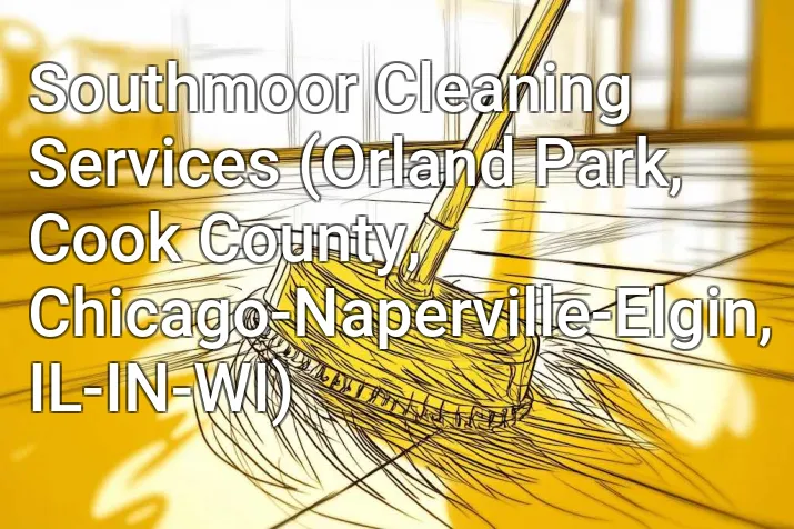 Southmoor Cleaning Services (Orland Park, Cook County, Chicago-Naperville-Elgin, IL-IN-WI)