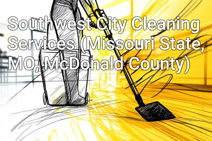 Southwest City Cleaning Services (Missouri State, MO, McDonald County)