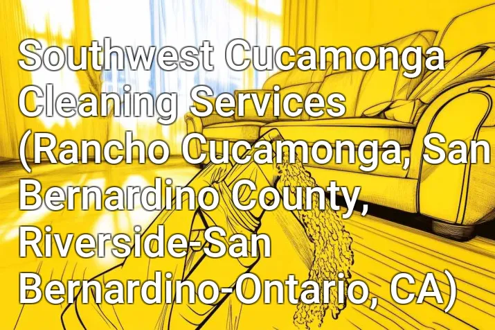 Southwest Cucamonga Cleaning Services (Rancho Cucamonga, San Bernardino County, Riverside-San Bernardino-Ontario, CA)