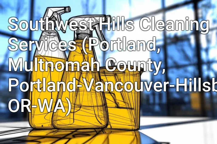 Southwest Hills Cleaning Services (Portland, Multnomah County, Portland-Vancouver-Hillsboro, OR-WA)