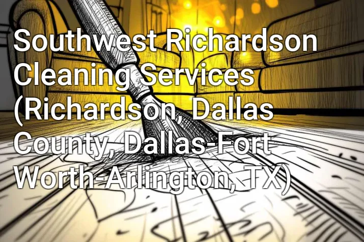 Southwest Richardson Cleaning Services (Richardson, Dallas County, Dallas-Fort Worth-Arlington, TX)